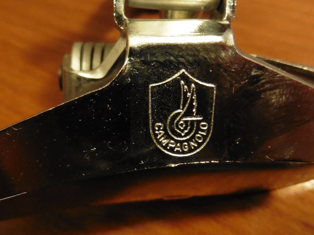 dérailleur avant double plateau campagnolo
pièce vélo italienne campagnolo